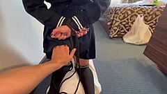 i punished that fuck doll by making her suck me off deep in the garage