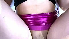 Petite Tetona Recibe Golpes de Misionero Después de la Escuela with Creampie in Her Tight Pussy