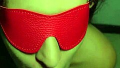 Sexy submissive Colombian in bondage with buttplug and handcuffs gets fisted roughly