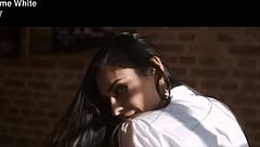 Emme White in 2019 version shows off sexy lingerie and natural tits in private cam