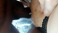 i'm getting fucked hard in my living room, moaning with every deep thrust.