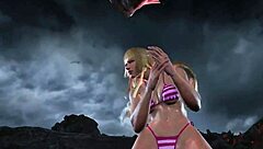 Hey, check out this bikini mod on Lili - her big tits in TK8 ryona game action?