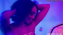 we're building her up. seth gamble, alexis tae, molly little, and shawn alff in this taboo teen scene