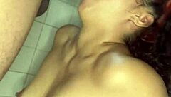 Oh man, I'm like totally gaggin' on my new neighbor's huge dick in the shower, chokin' hard