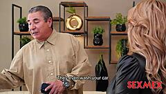 what's up with sandra paola's big boobs in this high stakes sexmex quickie