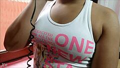 Corno sacana films wife teasing gas delivery guy outdoors part 1