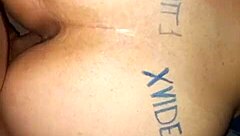 the pawg oils up her big ass for intense riding. she takes it deep in cowgirl position.