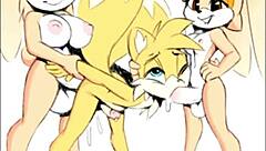 amy rose says check this furry futanari compilation with cut music