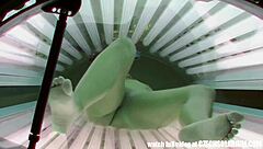 블론드 귀염둥이가 공개 관음 캐스팅 인터뷰 섹스에서 페이셜 컴브샷 받음