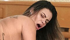 Hey, I'm helping my friend become a cuckold with this horny blonde in amateur fetish action