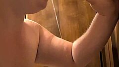 Bbw Blindfolded and Choking on Monster Dildo! She Gags with Spitting for 15 Minutes!