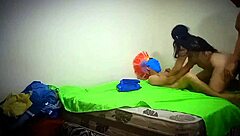 Teen Sexy Brunette Stepmom Gets Her Big Ass Pounded In Anal Creampie By Two Stepsons In Wild Homemade Threesome