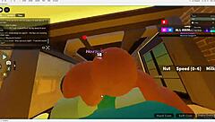 Emo Dorm Roommate Starts Teasing With Her Tits And Ends Up Getting Fucked Hard In Roblox Fun