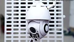 Wife cheats with big black cock while husband installs CCTV to catch her fucking.