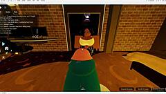 Emo Dorm Roommate Starts Teasing With Her Tits And Ends Up Getting Fucked Hard In Roblox Fun