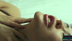 gorgeous asian milf model performs a graceful striptease for playboy.