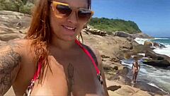 Chupei o roludo na praia e todo mundo ficou olhando, quer ver mais? 😏