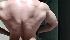 uh, i got this strong brazilian muscular guy, mature and athletic, showing off in homemade vid...