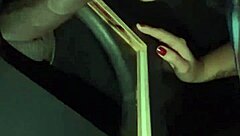 Asian Hottie Fucks Bareback With Black Guy In Swing House!