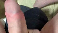 oh man, getting naked and masturbating in that public toilet feels so risky 😈