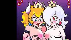 Bowsette And Boosalina Get Facial Cum In Pov Action!