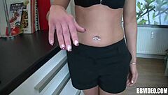 Pierced German Milf Fuck A Dildo!