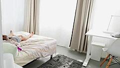 My roommate is jerking off with blowjob deepthroat and doggystyle fucking in dorm reality kings