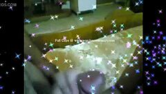 round ass looks great in this amateur couple webcam video with some fun action