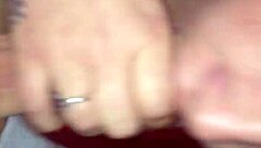 Fiery Redhead Contrasts Her Pale Skin While Deepthroating And Sucking A Throbbing Cock In Steamy Close-Up Action