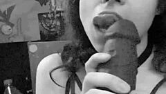 you know you crave sucking that massive bbc dildo, don't you?