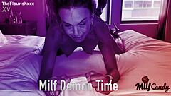 탐욕스러운 밀프 칼라가 댐슨 젠킨스 큰 블랙 자지 갈구하며 열정적인 인터레이셜 타기