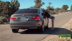 I get so horny giving public handjobs like with Ashton Haze in the desert, sucking and stroking.