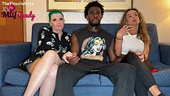 탐욕스러운 밀프 칼라가 댐슨 젠킨스 큰 블랙 자지 갈구하며 열정적인 인터레이셜 타기