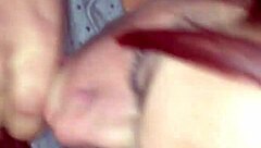 Fiery Redhead Contrasts Her Pale Skin While Deepthroating And Sucking A Throbbing Cock In Steamy Close-Up Action