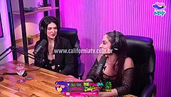 Oh man, that morena is sucking on the novinha's little tits so deliciously in this wild lesbian session!