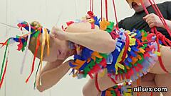 Foxy kitten arrives at the anal asylum for deepthroat assfucking and rough hardcore domination