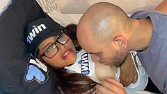 Eat my tits after the party with homemade fingering