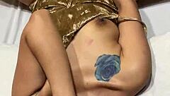 do you think this asian milf can handle double penetration with dick and dildo in homemade group fun?