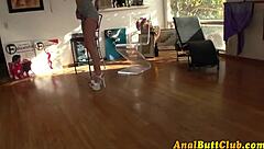 that babe's round ass gets toyed deep with heels on and fetish vibes everywhere. watch her gape wide in high definition while masturbating solo