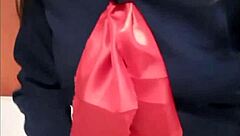 oh wow, this cachonda latina teen is showing off her small tits in homemade style