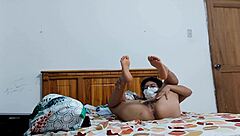 my curvy canadian mother-in-law slowly undresses to reveal her wide-open pussy in homemade style