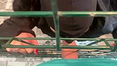 A curvy Latina wife turns into a real slut when her husband leaves, eagerly fucking his friend with deepthroat and cum-covered action in lingerie