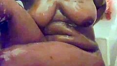 Ebony Mom Yuki-Senpai Sneaks Climax In Bathtub After Shower Preview