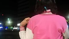 Rica tranny mostrando sus melones en tlalpan