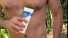 so this brazilian bodybuilder chick does her first time anal casting interview with a muscular maledom guy humiliating her in solo masturbation