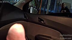 Teen Risks Public Handjob for Hot Girl on Street