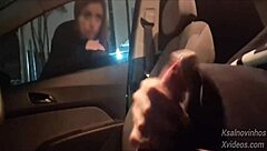 Teen Risks Public Handjob for Hot Girl on Street