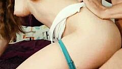 oh wow this perfect body babe is getting fucked doggystyle so hard 🔥💦