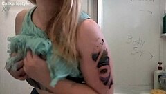 i'm just feelin' myself up with these big tits, ya know