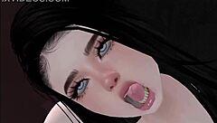 Thick Asian takes big black cock in wet pussy riding rough